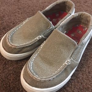 Toddler boy canvas loafers/boat shoes 10c